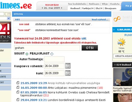PM Graham pärast PM Graham pärast