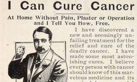 Rupert Wells cancer quacker